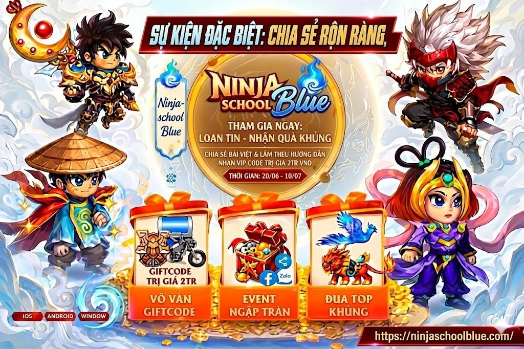 [SỰ KIỆN REPOST] LOAN TIN OPEN GAME - NHẬN NGAY GIFTCODE VIP