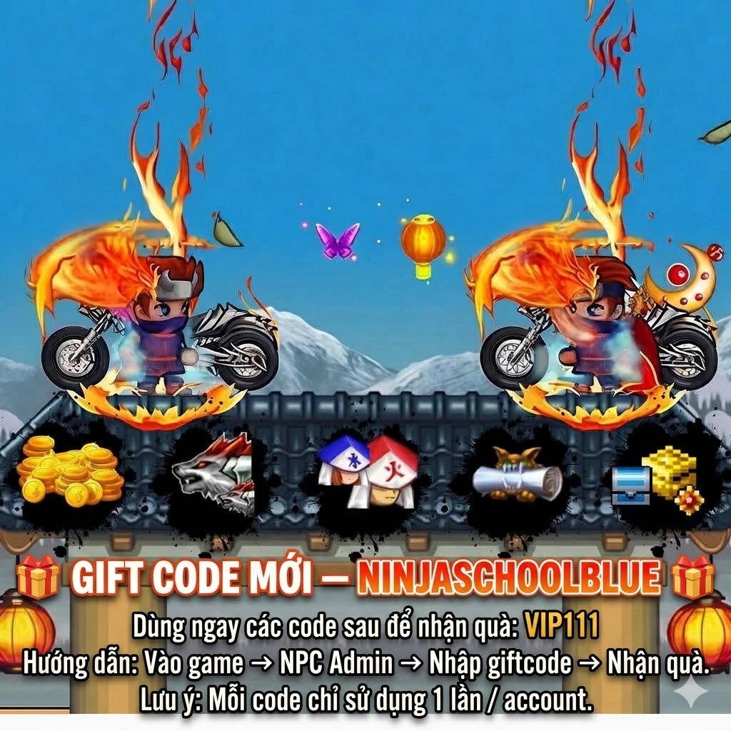 Giftcode Server -NINJASCHOOLBLUE